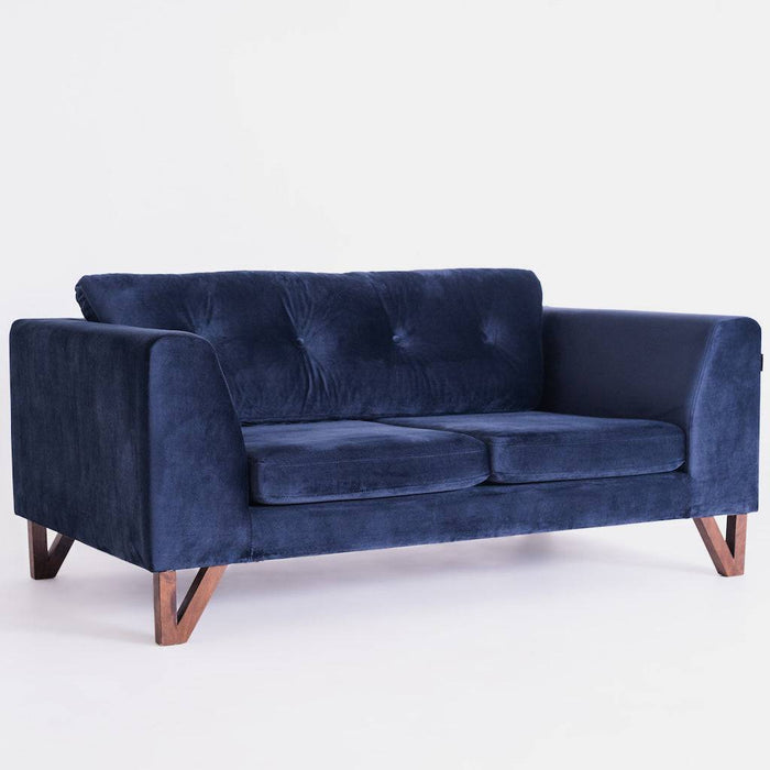 Divano letto 2 posti WILLY - chokeberry, nutty