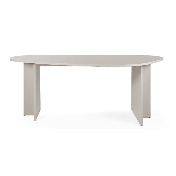 Tavolo ZEV 200 cm piano irregolare, cashmere