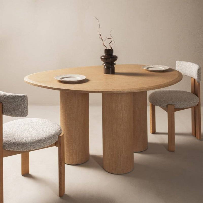 VISPI Tavolo da Pranzo 140 cm, Rovere Naturale