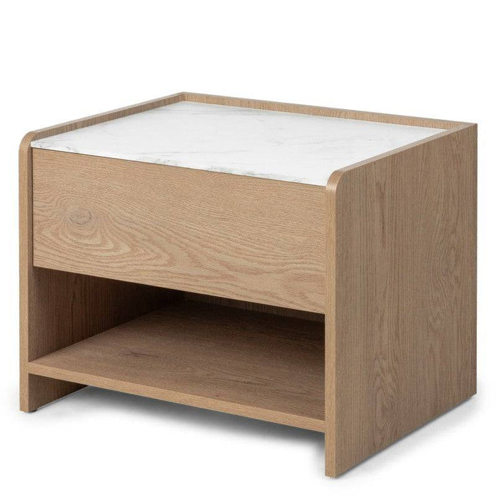 Comodino TANNA Cremona Torro quercia, Crystal Marble