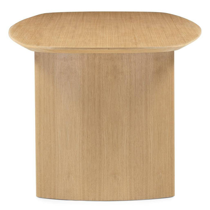 Tavolo da pranzo MARIS 200 cm, ovale, impiallacciatura rovere naturale