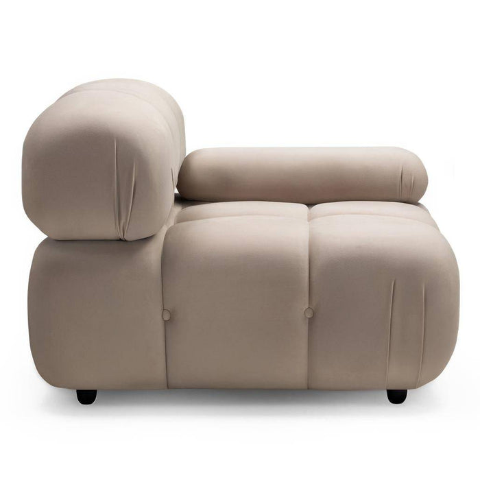 Modulo Grande URBANIQUE, beige chiaro, velluto