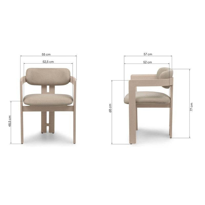 Sedia da pranzo NAREL Beige