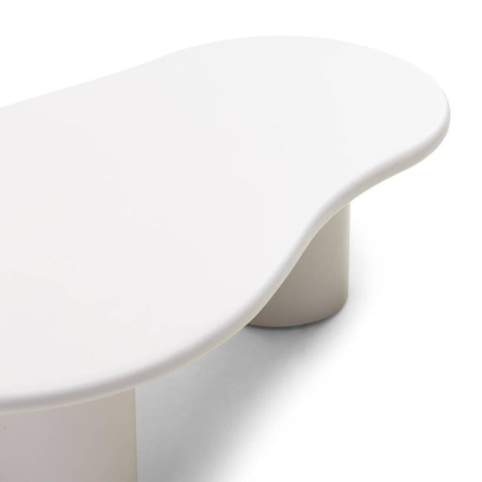 Tavolino NUBE grigio-beige forme arrotondate