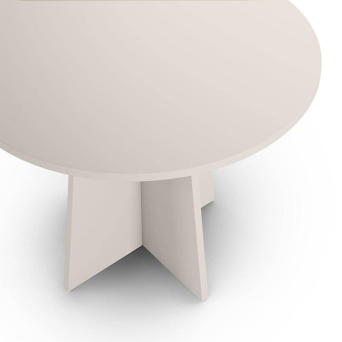 Tavolo da Pranzo Rotondo LALUQ 100 cm Cashmere