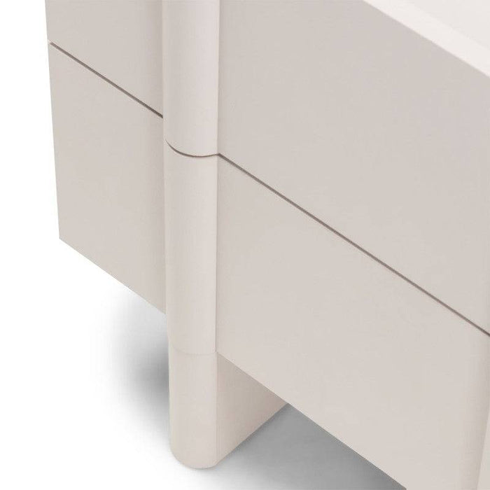 Comodino OSSM Cashmere con Fronti Arrotondati