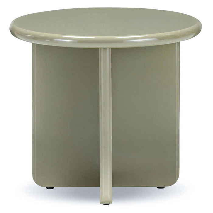 Tavolino da caffè MELI 50 cm, oliva, finitura lucida