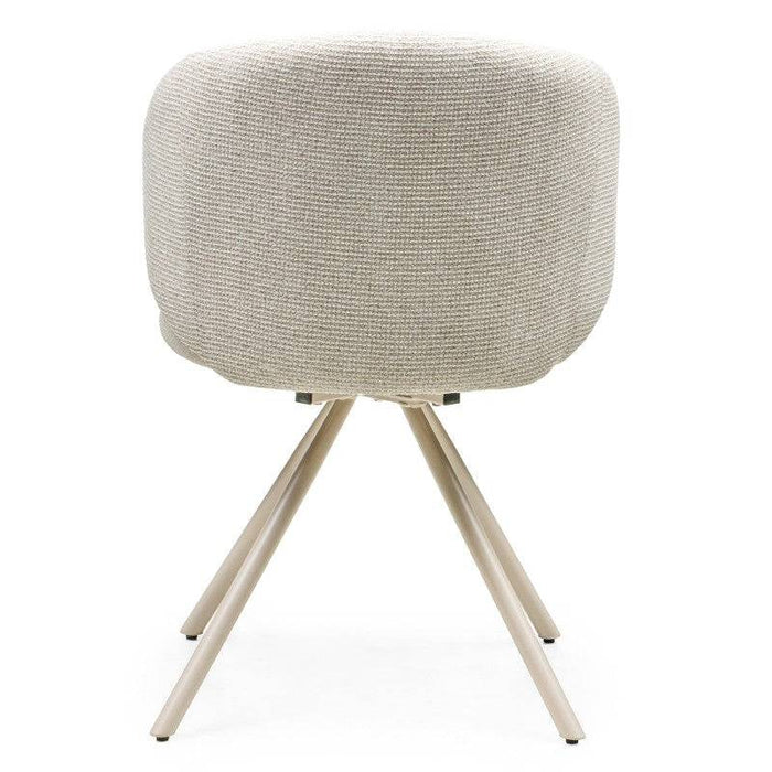 Poltrona girevole PERLA beige