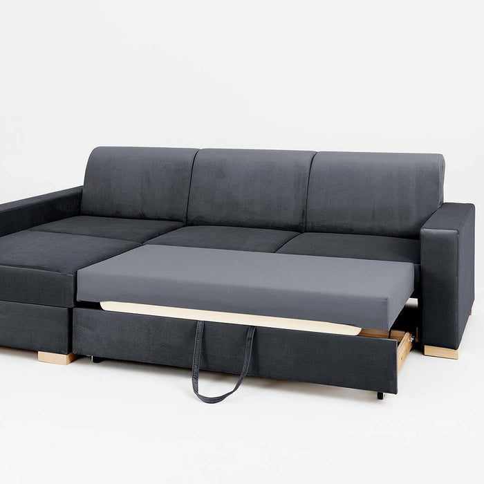 Divano Letto Angolare STABLE - Grigio Lilla