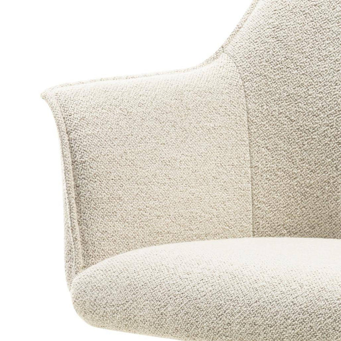Sedia Girevole MANER, Crema, Quercia