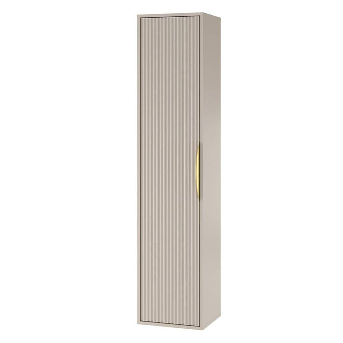 Mobile bagno ANVERS, rigato, maniglia oro, cashmere