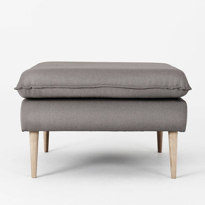Pouf POSH WOOD - Acciaio, Legno Naturale
