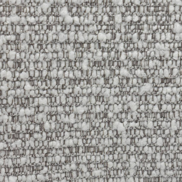 Sedia imbottita SAMMA, grigio, bouclé, forme arrotondate