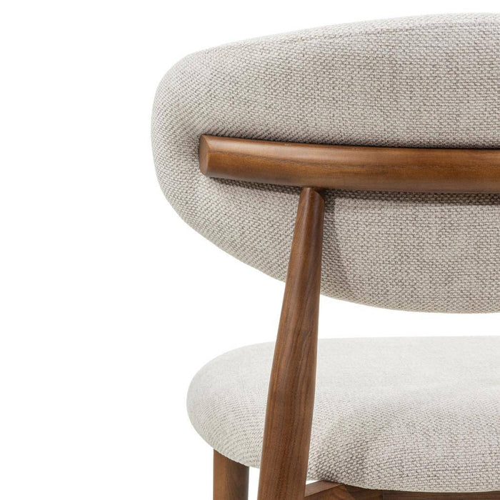 Sgabello da Bar MIRALI Beige e Marrone