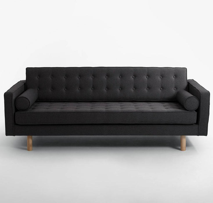 Divano Letto TOPIC WOOD, Carbon, Legno Naturale