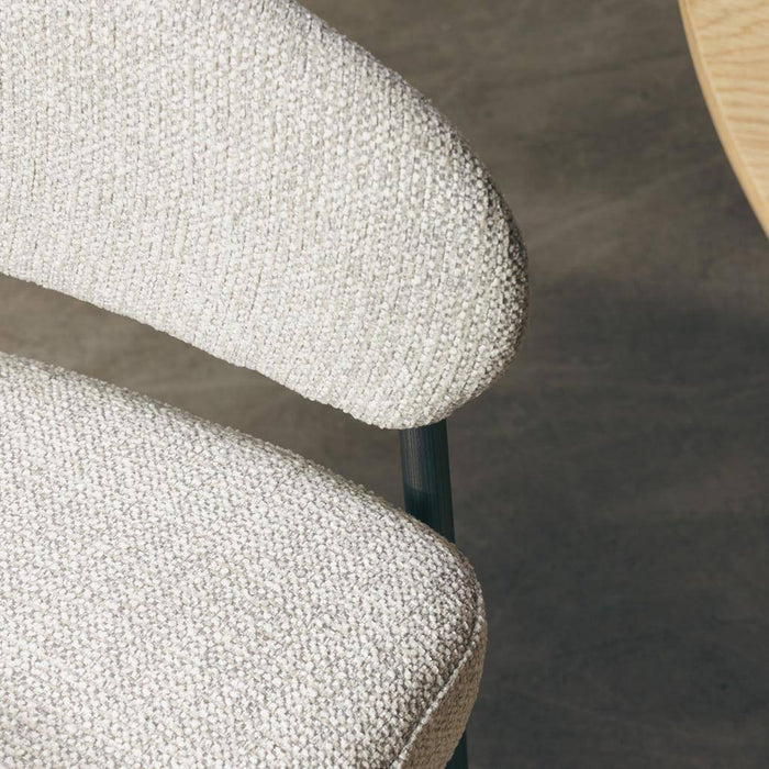 Sedia Imbottita UMBRIA, beige/grigio