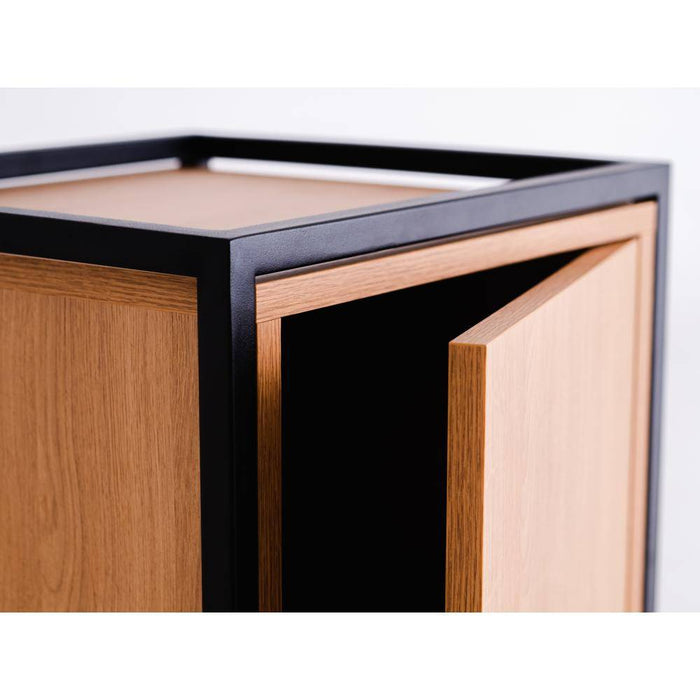 Rack SKAP 1R2 Doppia Porta - Nero
