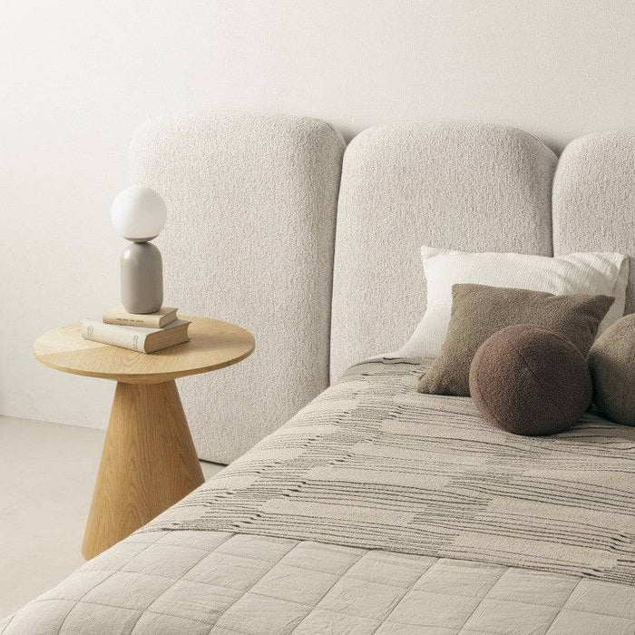 FANCY Letto Imbottito 160x200 cm Beige Chiaro