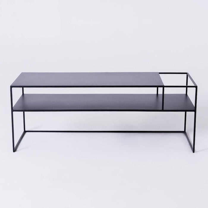 Tavolo RTV SENSO FLOWER METAL 120x45 P - nero