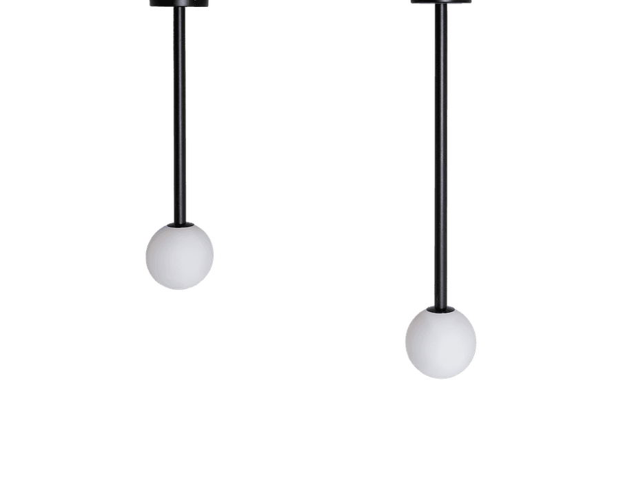 Lampada a soffitto SODO M - Nero