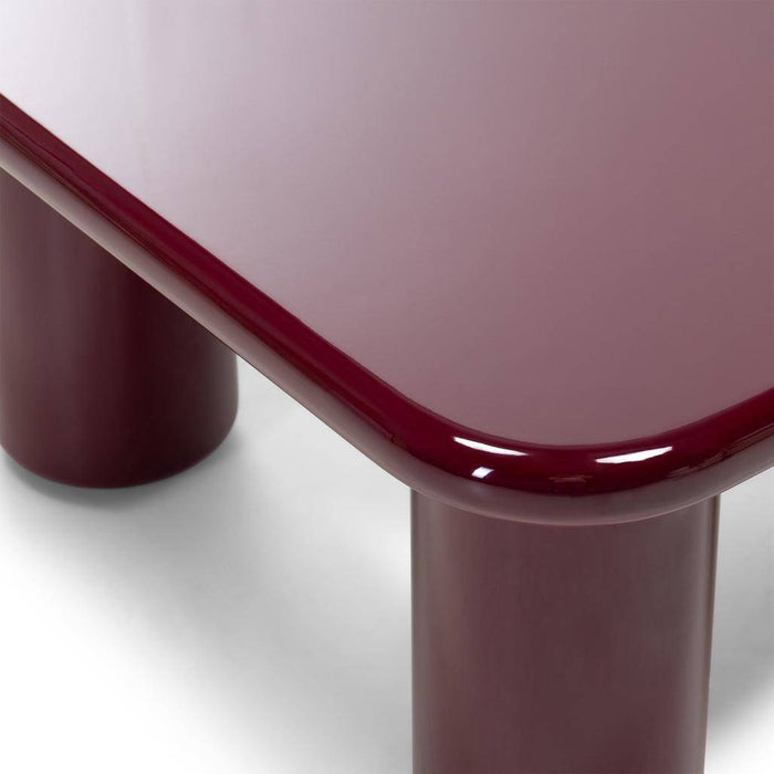 Tavolino da Caffè MURIEN 70 cm, Borgogna/Ciliegia