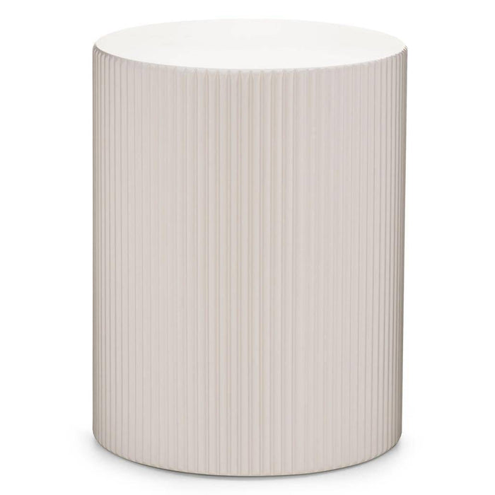 Tavolino laterale RYU, 35 cm, grigio-beige