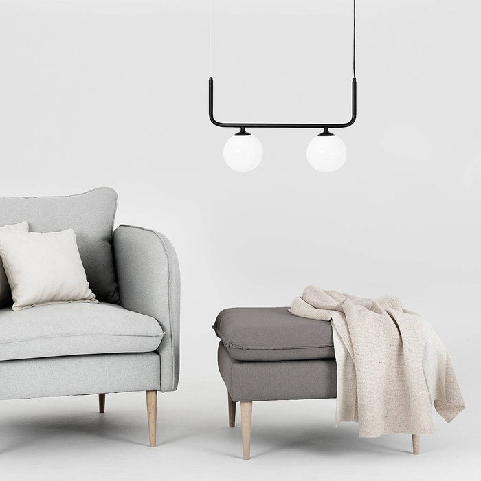 Pouf POSH WOOD - Acciaio, Legno Naturale