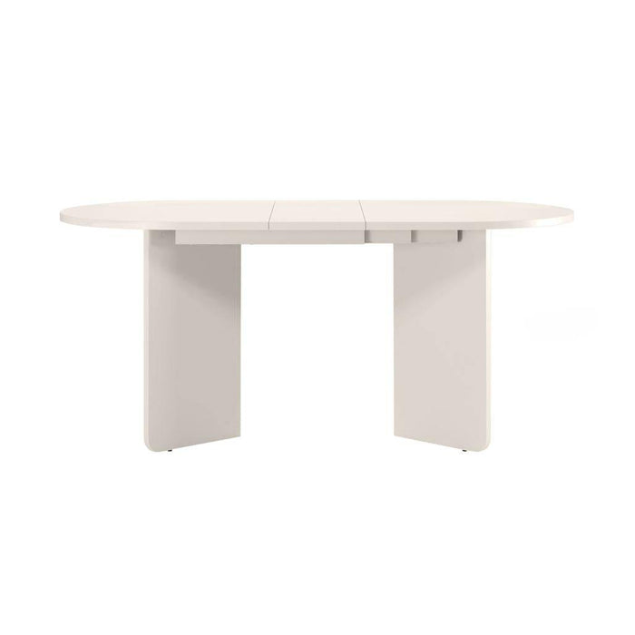 Tavolo estensibile MADERICK 140-200 cm, ovale, cashmere