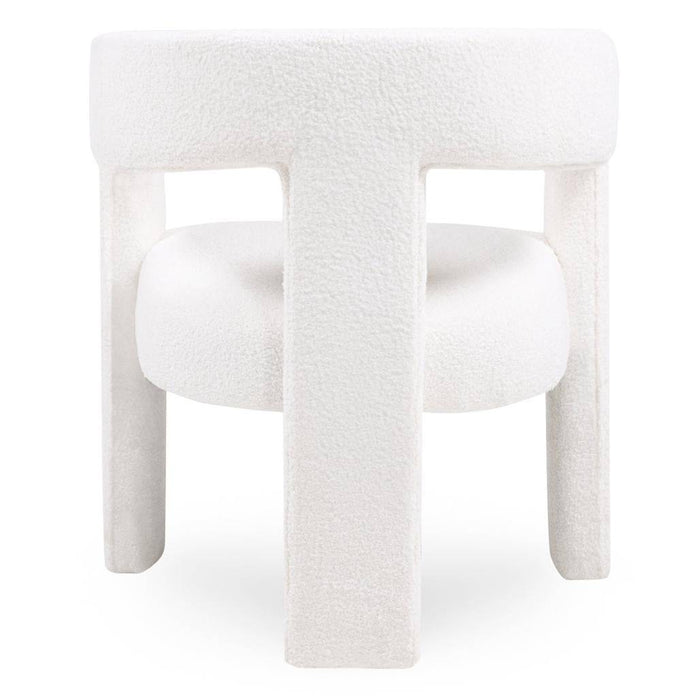 Poltrona Relax LAUREN Crema Bouclé