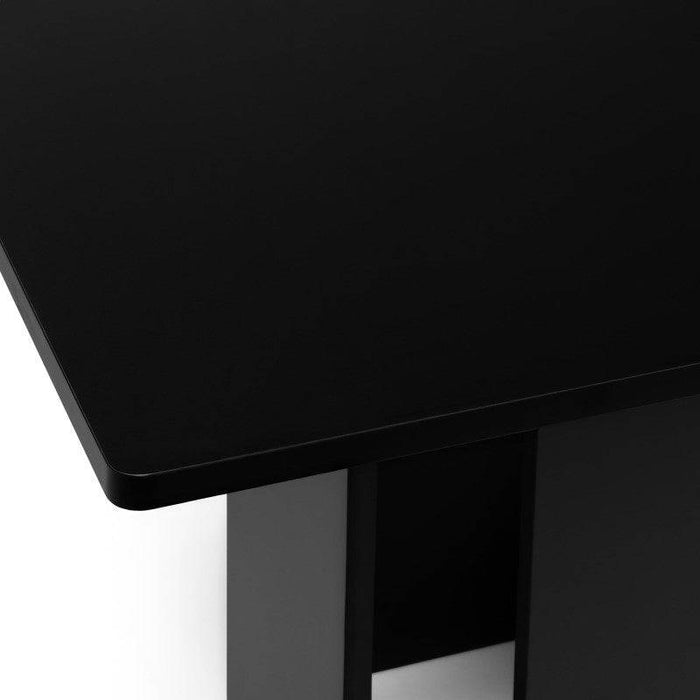 Tavolo da pranzo ASPER 100 cm, quadrato, nero