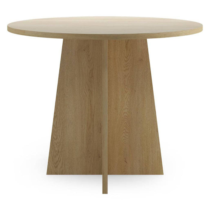 Tavolo da pranzo rotondo CRANE, 100 cm, rovere Cremona Torro