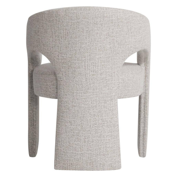 Sedia imbottita NAURINE, beige e crema