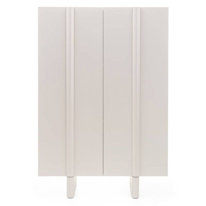 Cassettiera OSSM 2 porte cashmere, fronti arrotondati