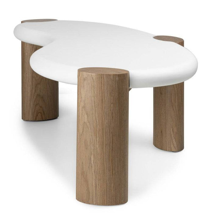 Tavolo OBUO 125 cm Bianco Noce