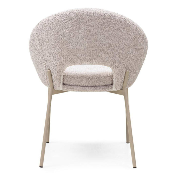 Sedia DEAN, beige bouclé