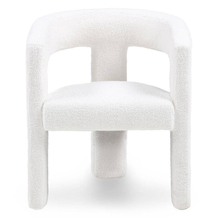 Poltrona Relax LAUREN Crema Bouclé