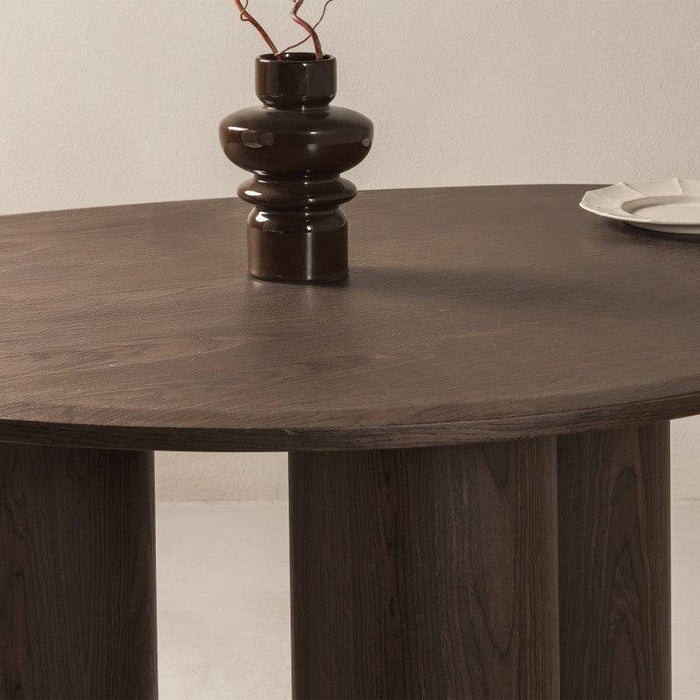 VISPI Tavolo da Pranzo 140 cm, Noce Scuro