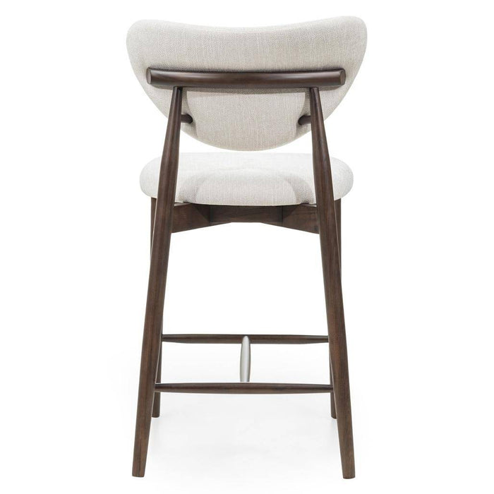 Sgabello da Pranzo JULIETTE Beige/Noce