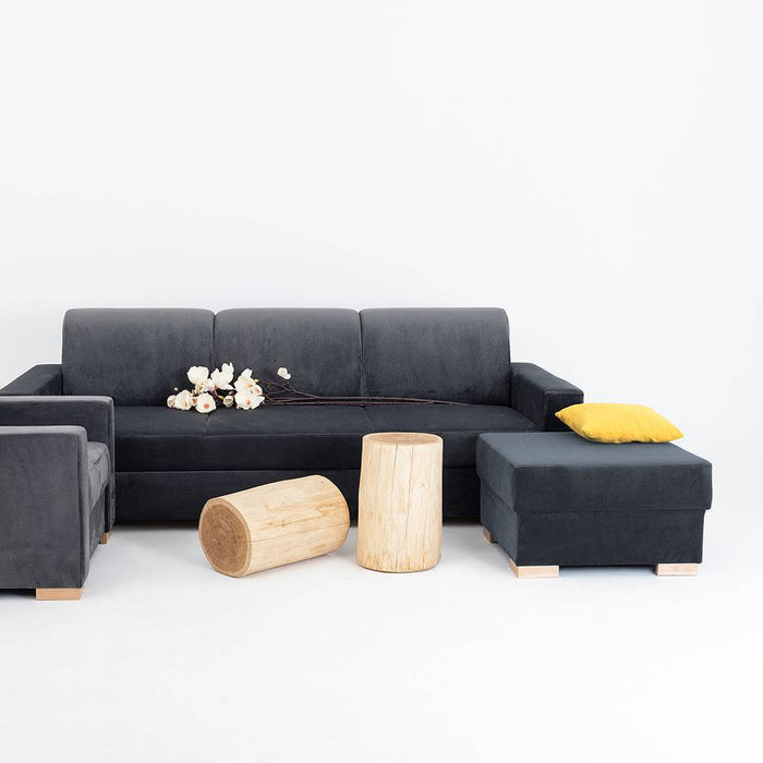 Pouf STABLE - Grigio Lilla