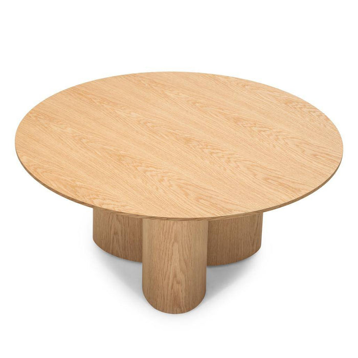 Tavolino NAORA rotondo 100 cm, rovere naturale