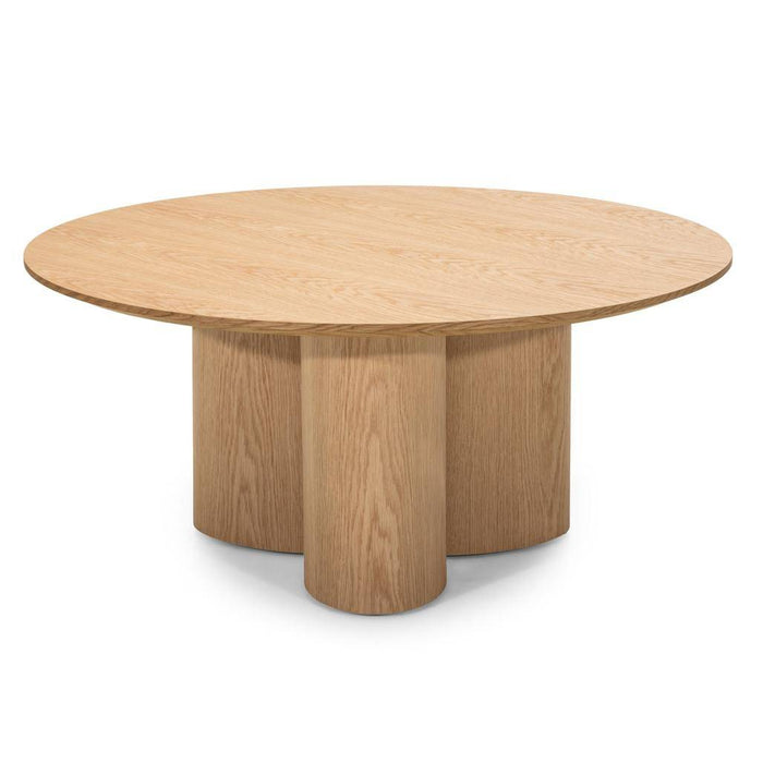 Tavolino NAORA rotondo 100 cm, rovere naturale