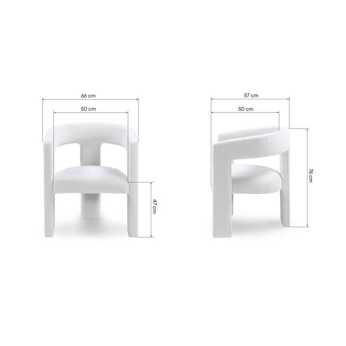 Poltrona Lounge LAUREN VELVET, velluto beige