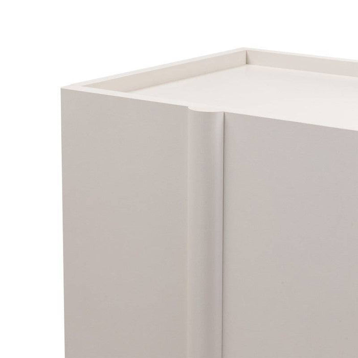 Cassettiera OSSM 2 porte cashmere, fronti arrotondati