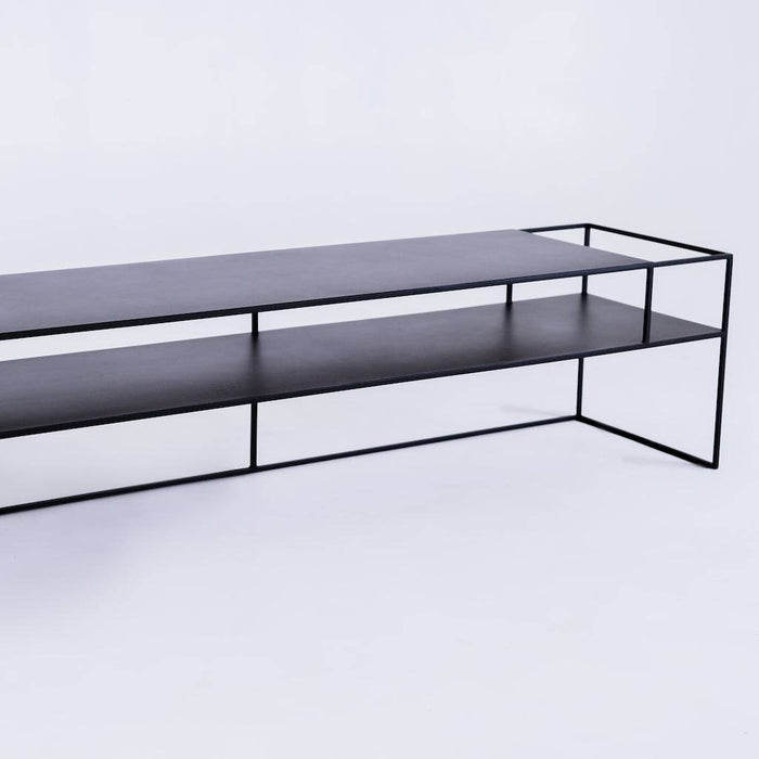 Tavolo RTV SENSO FLOWER METAL 170x45 P - nero