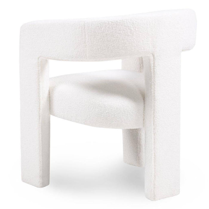 Poltrona Relax LAUREN Crema Bouclé