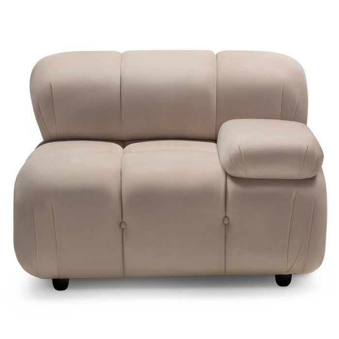 Modulo Grande URBANIQUE, beige chiaro, velluto