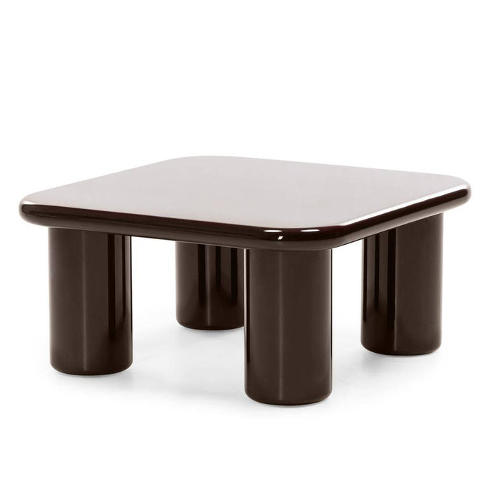 Tavolino da Caffè MURIEN 70 cm, Cioccolato Lucido