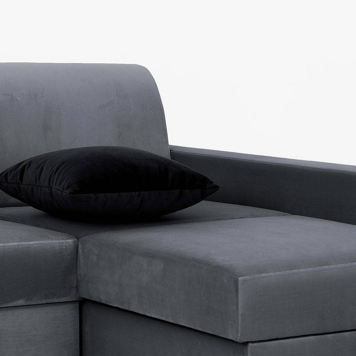 Divano Letto Angolare STABLE R - Grigio Lilla