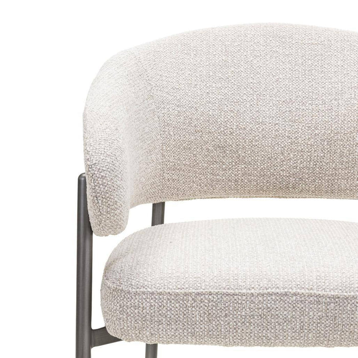 Sedia Imbottita UMBRIA, beige/grigio