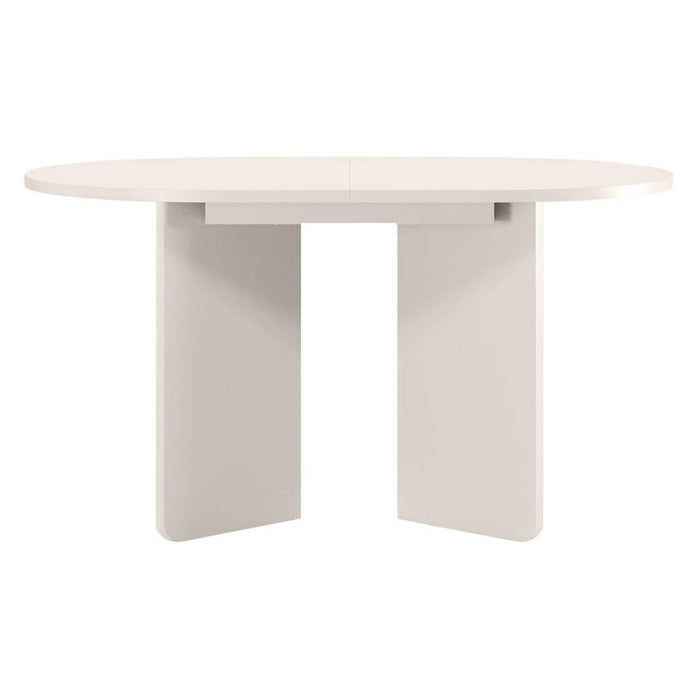 Tavolo estensibile MADERICK 140-200 cm, ovale, cashmere